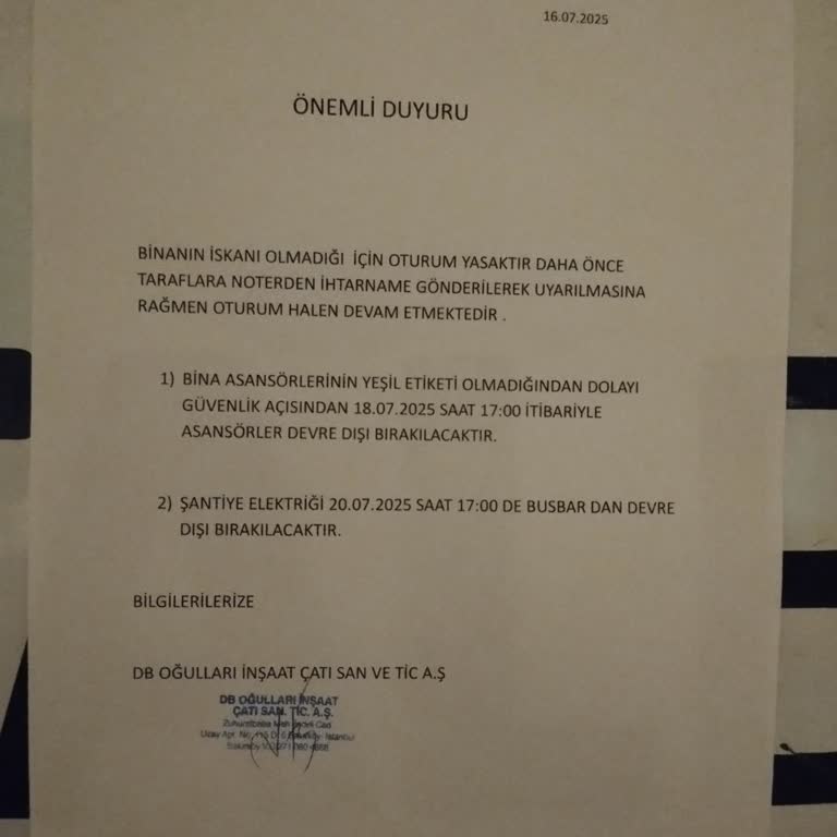 Kapanarya Gold Evleri'nde 11 Yıldır Tamamlanmayan Konutlar Ve Mağduriyet