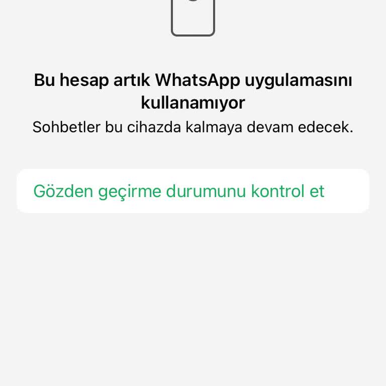 WhatsApp Hesabım Haksız Yere Kapatıldı!