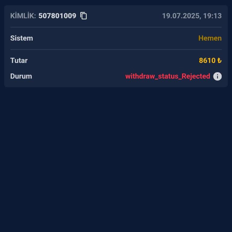 Betebak Yatırımımın Ödemesi Yapılmadı Hesabım İncelemeye Alındı