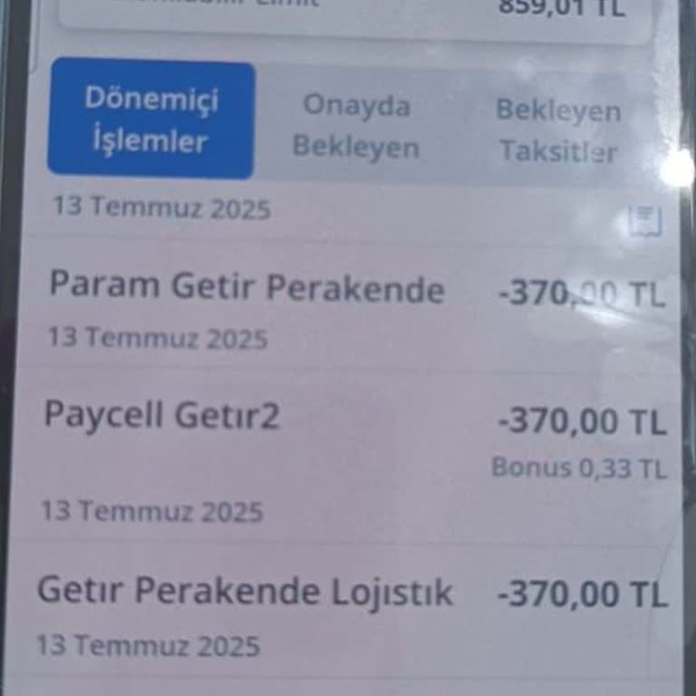 Getir Yemek'te Hatalı Para Çekimi Ve İade Sorunu