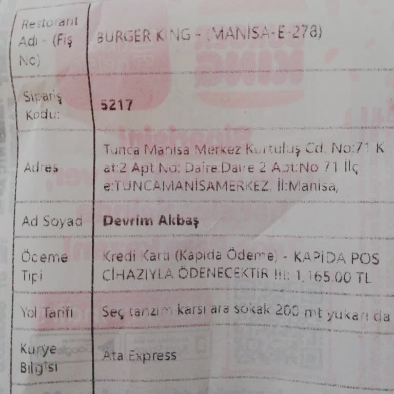 Eksik Sipariş Ve Müşteri Hizmetlerine Ulaşılamıyor