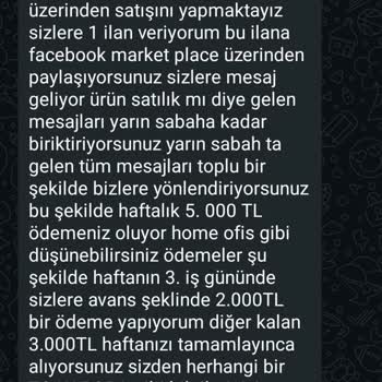 Facebook Üzerinden Ürün Satışı İçin Baskı Yapıldı, Mağdur Oldum