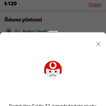 Vodafone Uygulamasında Özel Paket Satın Alınamıyor, Müşteri Hizmetleri Yetersiz