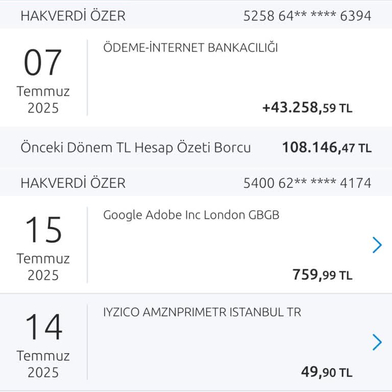 Google One London GB Tarafından İzinsiz Para Çekimi Ve Banka Güvenlik Sorunu