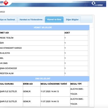 Teslim Edilmemiş Ürün Ve Eksik Kargo Bilgisi Sorunu