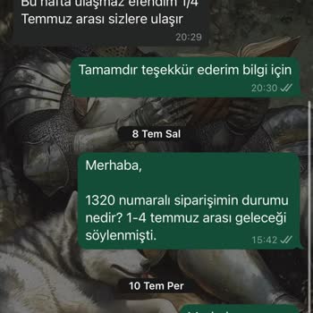 Siparişim Teslim Edilmedi İletişimde Sorun Yaşıyorum