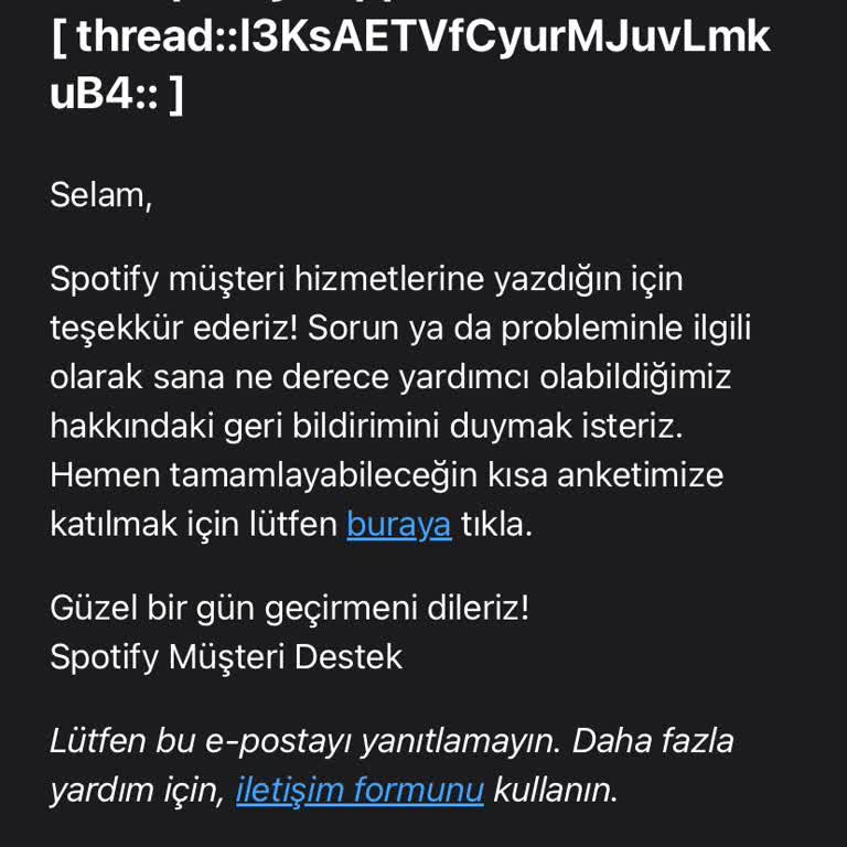 Spotify Hesabım Haksız Yere Kapatıldı Desteğim Ticaret Sanıldı