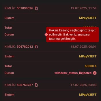 Vaycasino1011.com'da Kazanılan Yüksek Tutarlar Gerekçesiz Olarak İptal Edildi