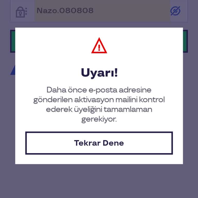 Giriş İçin Onay Maili Gelmiyor, Hesabım Aktifleşmiyor
