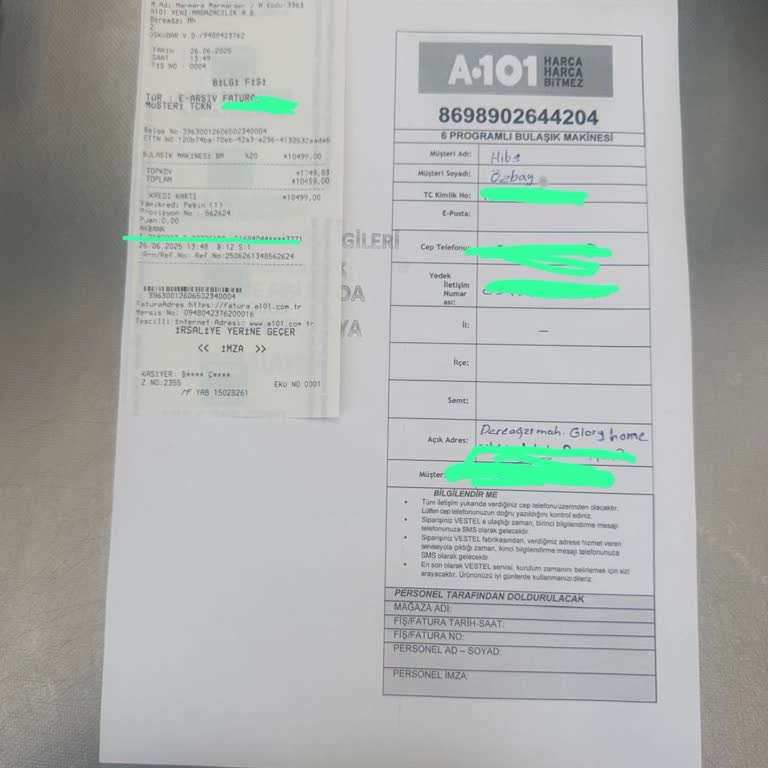 A101'den Aldığım Bulaşık Makinesi Arızalı Çıktı, Muhatap Bulamıyorum