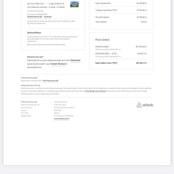 Airbnb'de Kalan Paramın İadesini Alamıyorum