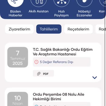 E-Nabız'da Kan Tahlili Sonuçlarım Yayınlanmıyor