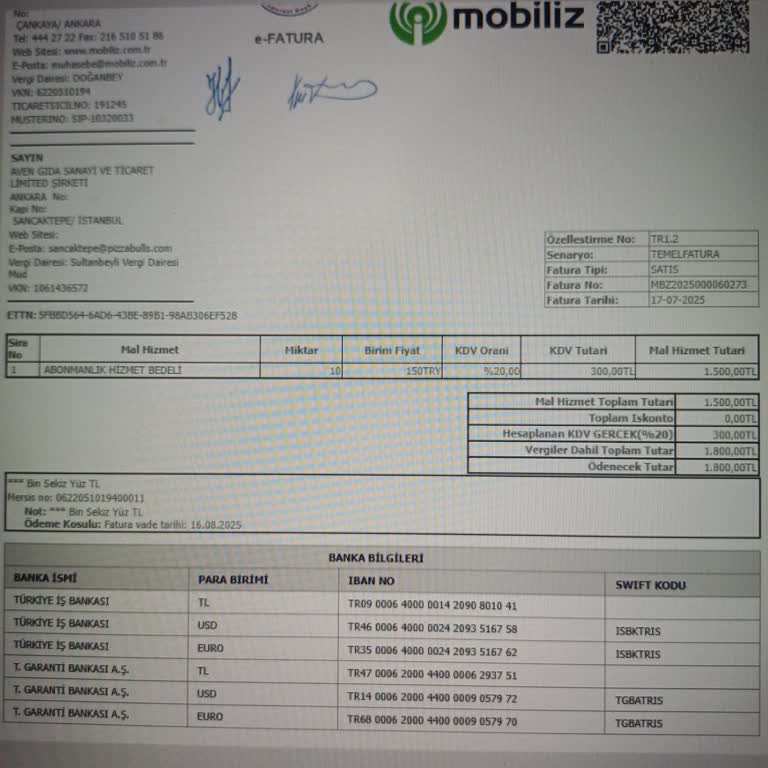 Mobiliz'de Söz Verilen Fiyatlar Ve Hizmette Hayal Kırıklığı