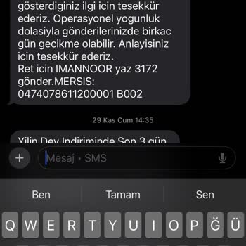 Sipariş Sonrası İletişimsizlik Ve Ürün Teslimatında Destek Eksikliği