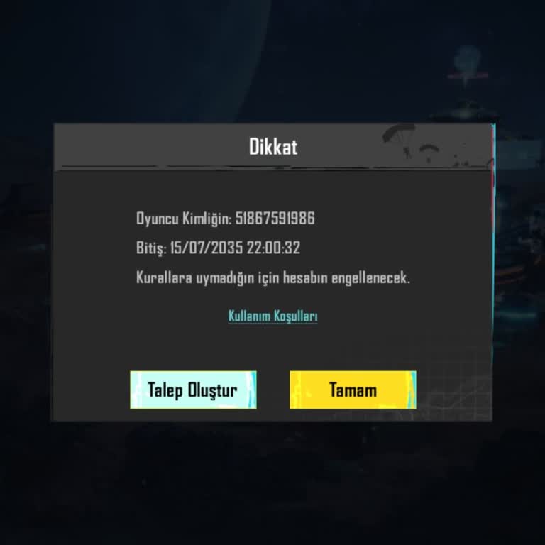 Hiçbir Sebep Yokken Hesabım Banlandı, Yardım Bekliyorum