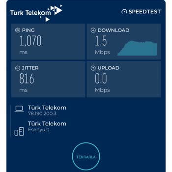 Türk Telekom İnternet Hizmetinden Memnuniyetsizlik Ve Sürekli Bağlantı Sorunu