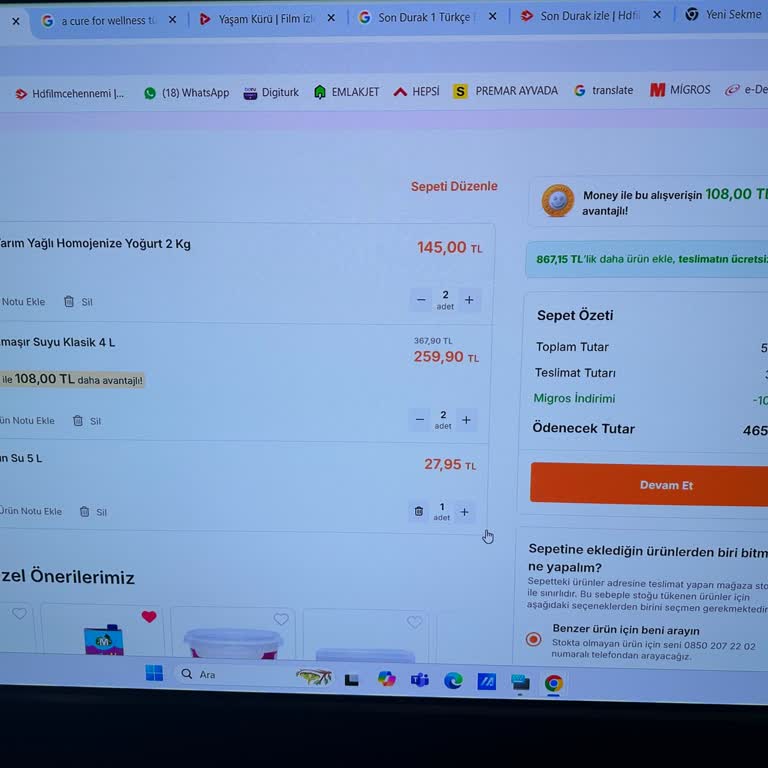 Migros Money Üyelerine Farklı Su Fiyatı Uygulanıyor