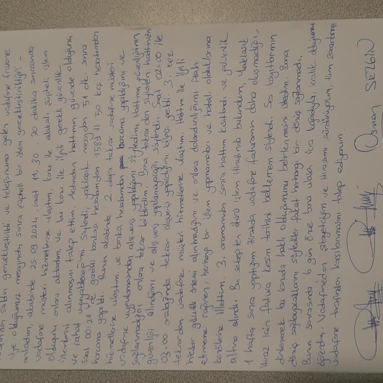 Vodafone Hattımda Güvenlik İhmali Ve Haksız Bloke Sorunu