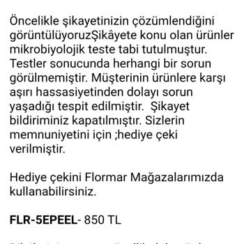Flormar'dan Aldığım Ürünler Cildimi Tahriş Etti, İade Talebim Karşılanmadı