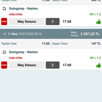 Bahis Sonucu Yanlış Gösterildi, Mağduriyetim Giderilmiyor