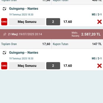 Bahis Sonucu Yanlış Gösterildi, Mağduriyetim Giderilmiyor