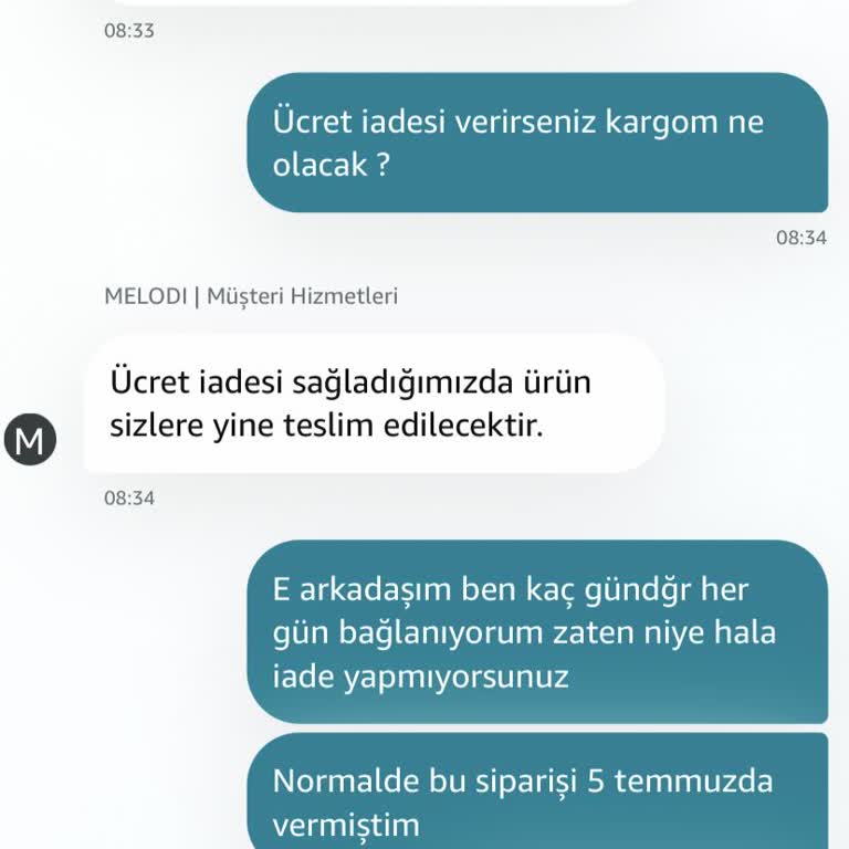 Siparişlerim Teslim Edilmedi, Taleplerim Dikkate Alınmadı Ve Mağduriyet Yaşıyorum