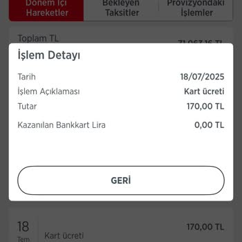 Haksız Kart Aidatı Kesintisi Ve Yasal Haklarımın İhlali Hakkında İtiraz