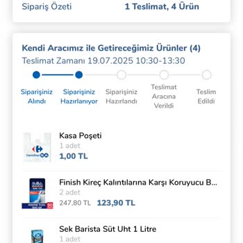 Carrefour SA Siparişim Teslim Edilmedi, İptal Edilmiyor Ve Müşteri Hizmetleri Yetersiz