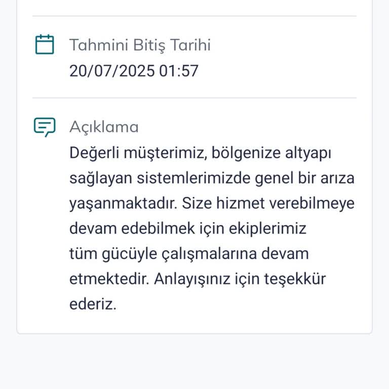 Fiber Dönüşüm Sonrası Binada Süregelen İnternet Arızası Mağduriyeti