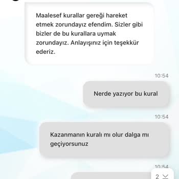 Kazanç Kuralı Nedeniyle Param Eksiltildi, Canlı Destek Yardımcı Olmuyor