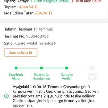 Teslim Edilmeyen Sipariş Ve İade Sorunu: Trendyol'dan Xiaomi Vantilatörüm Gelmedi, Para İadem Yapılmadı