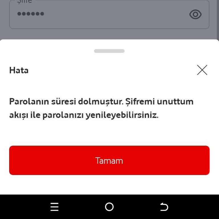 Vodafone Pay'de Parola Yenileme Çilesi: Gereksiz Zorluklar!