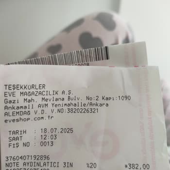 Ankamall Eve Shop'ta Etiket Fiyatı Sorunu Ve İade Zorluğu