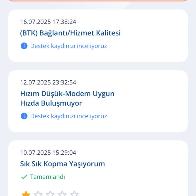 Uzun Süredir Devam Eden İnternet Kopma Sorununa Kalıcı Çözüm Bekliyorum