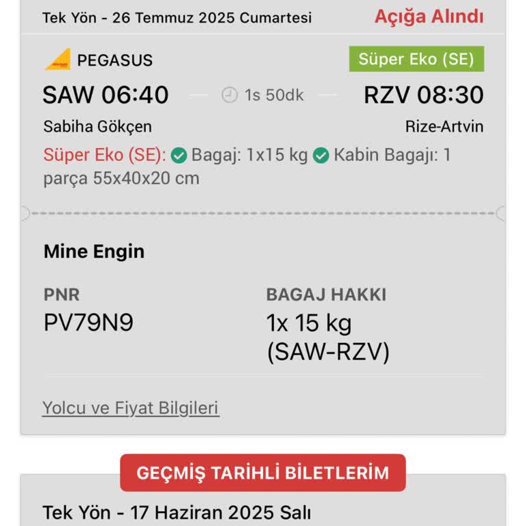 Açığa Alınan Biletim Habersizce İptal Edildi, Maddi Zarara Uğradım!