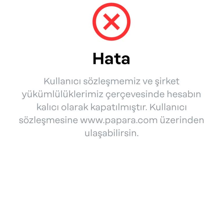 Papara Hesabım Aniden Kapandı, Param Mağduriyetimle Birlikte Beklemede