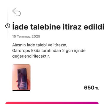Gardrops Satış Sonrası Hakaret Ve Tehdit Nedeniyle Destek Talebi