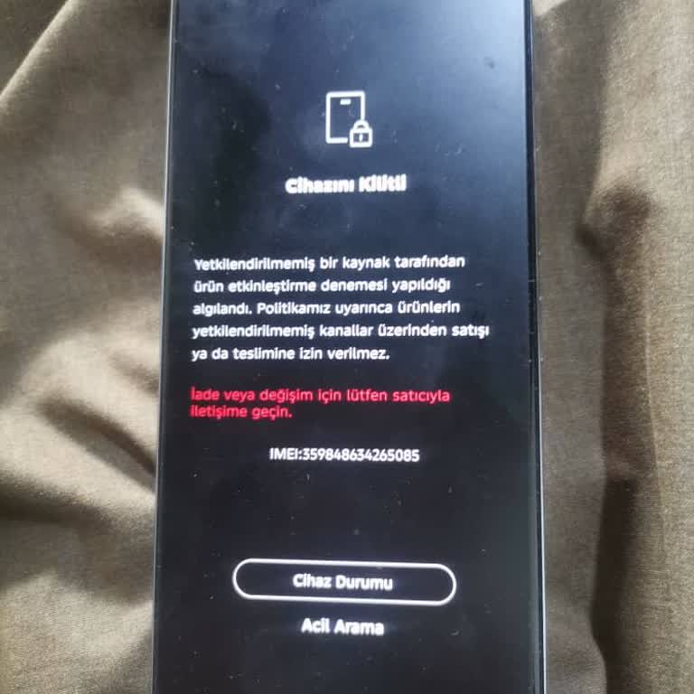 Yurt Dışında Karşılaşılan Telefon Uyarısı Hakkında Yardım Talebi