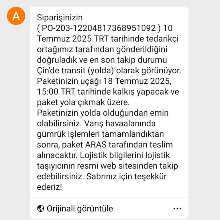 Siparişim Hala Teslim Edilmedi, Müşteri Hizmetleri Yanıltıyor