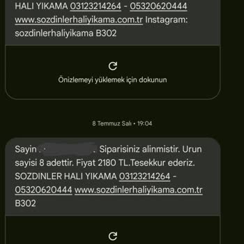 Sözdinler Halı Yıkama Halılarımı İki Hafta Bekledim Yalanlar Ve İlgisizlikle Karşılaştım