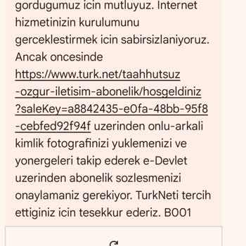 TurkNet'e Geçişte Yaşanan Gecikme Ve İletişim Sorunları