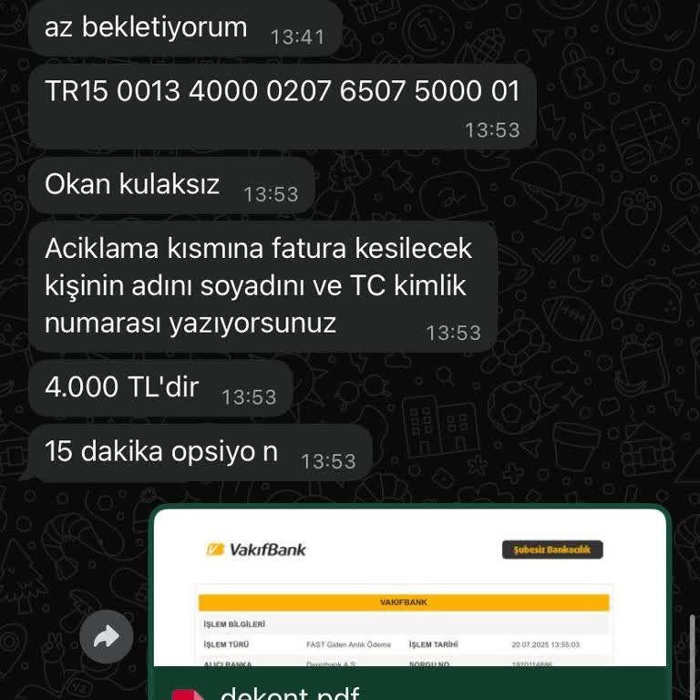 Kapora Sonrası İletişim Kesildiği İçin Yaşanan Mağduriyet