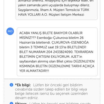 Miles Smiles Puanı İçin Yanlış Bilet Tarihi Gerekçesiyle Mil Kazanımı Reddedildi