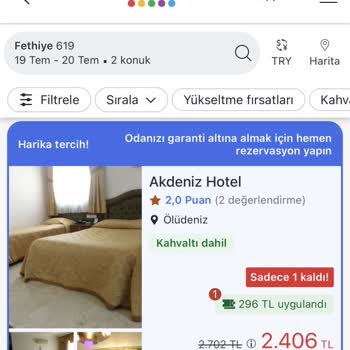 Yanlış Lokasyon Ve Hatalı Rezervasyon Nedeniyle Mağduriyet