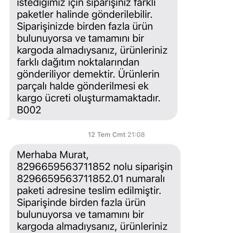 Sipariş Edilen Gömleğin Teslim Edilmemesi Ve Para İadesinin Yapılmaması