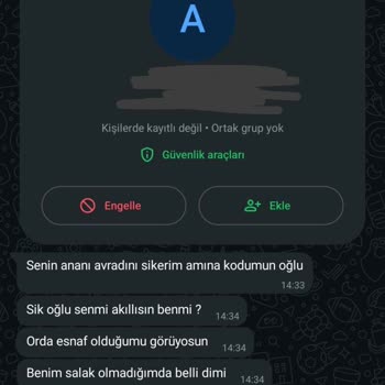 Kurumsal Satıcıdan Küfürlü Mesajlar Ve Kişisel Bilgilerin Kötüye Kullanılması