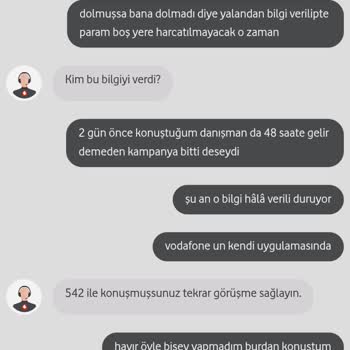 Vodafone Mobil Ödeme Kampanyasında 10 GB İnternet Tanımlanmadı