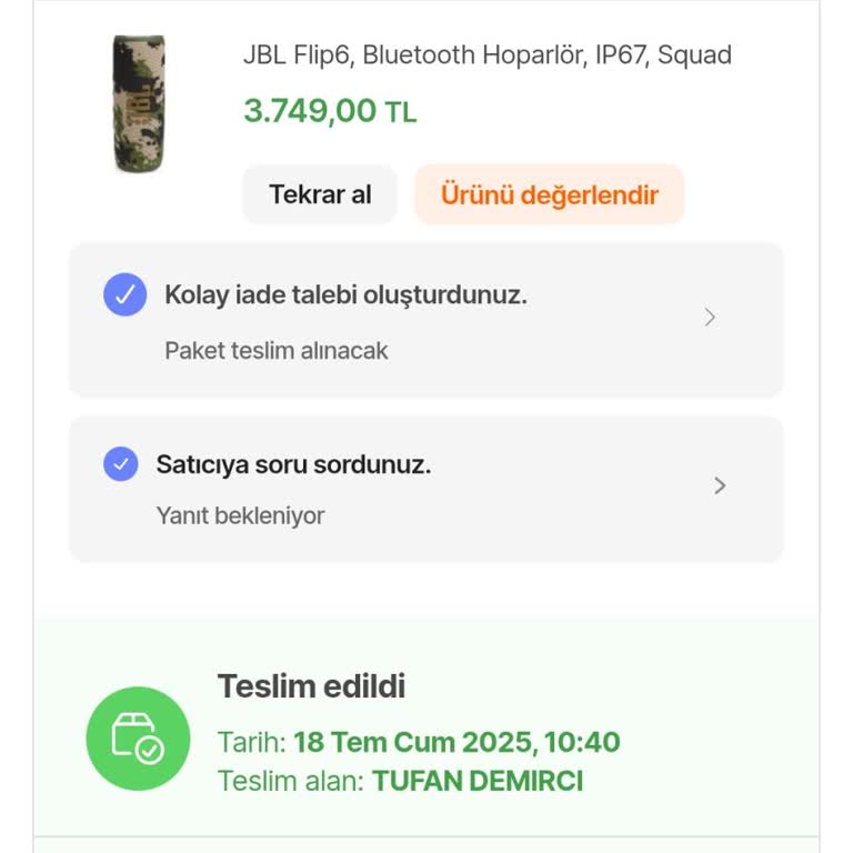 Yeni Alınan JBL Hoparlörde Sürekli Müzik Kesintisi Yaşıyorum