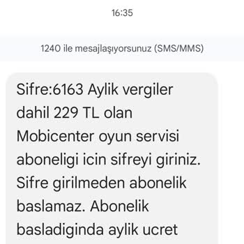 Onayım Olmadan Başlatılan Abonelik İçin İtiraz Ediyorum