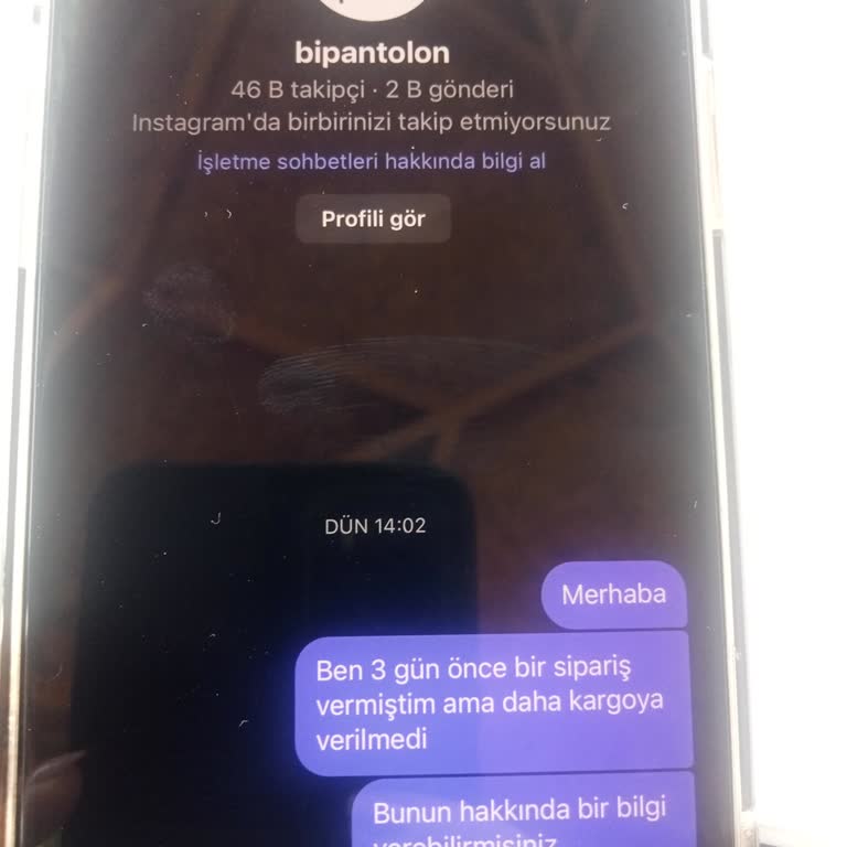 Siparişim Sessizliğe Bırakıldı, Yanıtsız Kaldım